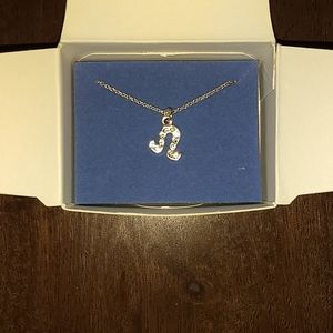 Rhinestone Zodiac Necklace. Leo.